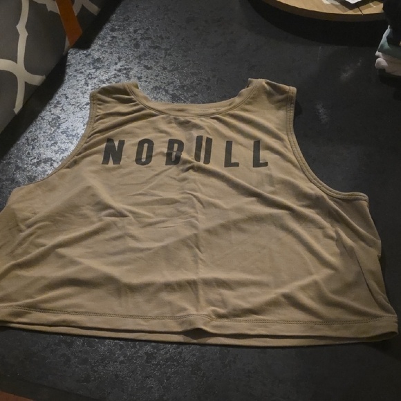 NOBULL Tops - NOBULL Khaki Sleeveless Top